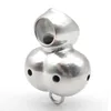 316L Rostfritt stål Male Chastity Device Ball Ball Stretcher Enhancer Protector #R47