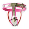 Dispositivo di castità in acciaio inossidabile Cinture di castità femminile Fetish Bondage Donne sexy Castità Blocco Panty Giocattoli del sesso per le donne G7-5-51