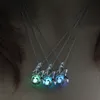 AGGIORNAMENTO gabbia per collana Ciondolo a forma di sirena Collane con medaglione cavo luminari luminosi Gioielli hip hop con catena a sfera e clavicola