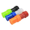 Newest Bottle Colorful Cup Shape 60MM Plastic Herb Grinder Spice Miller Crusher High Quality Beautiful Unique Design Multiple Colors Uses