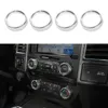 Air Conditioner & Audio Sound Switch Decorative Ring for Ford F150 XLT 16+ 4PCS