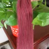 99J Red Wine Straight PU Skin Weft Remy Hair 100g 40pcs Tape In Human Hair Extensions