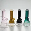 Narguilés de cachimbo de água de vidro Bong 4 cores com junta fêmea de 19 mm, incluindo haste inferior e plataformas de Dab para fumar