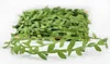 2018 Ny 40m konstgjord grön blomma löv Rattan DIY Garland Tillbehör för heminredning Hårband Headband Hairflowers C3288