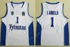 Moive Basketball Lithuania Vytautas Jerseys Men 1 Lamelo Ball 3 Liangelo Ball 99 Lavar Ball Jerseys Stitched Team Blue Color White Quality