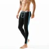 2018 New Winter Men Fashion Sexy Long Johns Cotton Thermal Underwear Solid Warmtight Single Long Leggings Pants High Quality265U