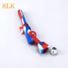 10 colors light weight silicone smoking pipes new gun mini rifle oil burner water bong wholesale price oil rigs with metal bowl