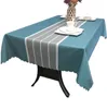 PCV Wodoodporna obrus Anti-Prasowanie i pranie Solid Color Table Cloth Art Prostokątna Mata Tabeli Tabeli Prosty Nowoczesny Obrus