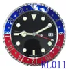 Horloges décor de maison horloge horloge moderne conception de haute qualité Nouveau calendrier de visage lumineux en acier inoxydable ftgm004