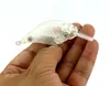 Hengjia 50 pieces lot Crank Fishing Lure Baits with 3D Lifelike Eyes Unpainted Transparent Artificial Hard Plastic NO HOOK211g