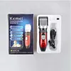 Clipper per capelli ricaricabili per capelli regolabili Kemei per uomo per uomo Capelli BATTERIA CUTTER CUTURA RAZOR KM-730 Vendita calda