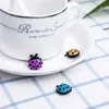 6Pcs Lovely Ladybug fridge magnets home decor Creative refrigerator Magnetic sticker Room Message Sticker Microwave Magnetic Sticker