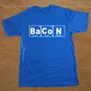 Periodensystem – Chemie des Specks T-Shirt Neuheit lustiges T-Shirt Herrenbekleidung Kurzarm-T-Shirt
