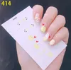 Nowe projekty 3D Pełna pokrywa Water Transfer Nail Art Naklejka Naklejka Suwak Manicure Okłady Naklejka Narzędzia Tip Sticker Manicure Decoratio