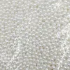 2000 / lot verpacken kleine Perlen-Korne für Halskettenarmband 6mm weiße nachgemachte Perlen-Korne, Schmucksache-lose Perlenperlenschmucksachematerial machend