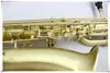 Högkvalitativ Margewate Baritone Saxofon Matte Guldyta Eb Tune Brass Sax Med Väska Tillbehör Gratis Frakt