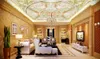 Marble European pattern ceiling European pattern floor tile murals 3d ceiling wallpaper