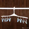 Plast kläder rack avtagbar 360 graders krok design hängare våt och torr vindtät kappa hängare varm försäljning 2 1d bb