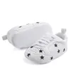 Baby Shoes Newborn Boys Girls Heart Star Pattern First Walkers Kids Toddlers Lace Up PU Sneakers 018 Months2592759