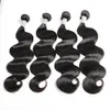 Brazilian Body Wave Hair Weaves With 360 Lace Band Frontal Virgin Human Hair With Bady Hair 4pcs/lot