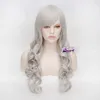 Capelli lunghi grigio chiaro da 70 cm per parrucca cosplay anime Noragami Stray God Rabo Rabou
