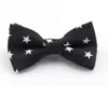 Fashion Plaid Print Child Bow Tie Unisex Dots Baby Boy Cartoon Collar Bowtie Cravat Skinny Neck Tie For Suits Five-Stars Bowtie GA105