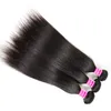 Obearbetade 10A brasilianska jungfruliga hårbuntar säljare rakt mänskliga hår väver kroppsvåg hårförlängningar i naturlig färg 9648494