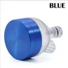 Diameter 63MM Zinc Alloy New 5-color Thread Funnel-shaped Three-tier Broken Cigarette Smoke Device