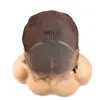 Nowe brazylijskie proste koronkowe peruki, regulowane wstępnie wyczerpane jedwabna podstawa koronkowe frontalowe peruki ludzkie włosy peruki dla czarnych kobiet hurtowych