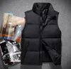 Hot selling De mannen DOWN winter donsjack Polartec vest Mannelijke Sportjassen Bomber Kraag Met Ritsen Outdoor Vest maat S-XXL