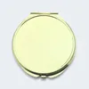 Specchio per trucco compatto rotondo in oro/oro rosa Specchio abbastanza compatto Specchi per borse da donna graziosi spedizione veloce F1280