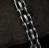 Black Stainless Steel Silicone Bracelets for Male Stylish Mens Bicycle Motorcycle Chains Bracelet Jewelry 7 colors Choose