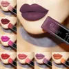 Pudaier Vattentät Naken Matte Velvet Glansig Läppglans Läppstift Lip Balm Sexig Röd Läpptyp 21 Färger Kvinnor Mode Makeup Gift