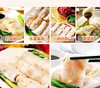 Rice Noodle Rolls Machine Stainless Steel Steamer 3 Grid Drawer Pull Rice Rolls Machine Household3073622