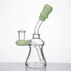 Roken Glass Water Pijp 6.6 Inch met Gratis Bowl US Color on Mouthpieck Banger Hanger Bubbler Oil DAB RUG HEUGELIJKE BONGS PERC BONG