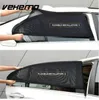 2 stks Autoraam Cover Sunshade Gordijn UV-bescherming Shield Sun Shade Vizier Mesh Solar Mosquito Dust Protection Car-Covers Nieuw