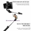 Pieghevole Mini Bluetooth Selfie Stick Treppiede Selfie Monopods Palmare Estensibile Mini macchina fotografica da viaggio Per iPhone Samsung Smartphone.