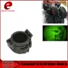 Eleman Airsoft El Feneri IR Filtre Dokunmatik IR Lens CoverTactical FLASHLIGHT IR FILTRESI FM23 64mm M971 el feneri için kilit ile kapak çevirin