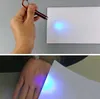 Mini 3 in 1 LED Laser Light Pointer Key Chain Torch Flashlight Money Detector Light simple opp Teaching 200pcslot2477455