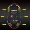 Game Mouse for Desktop Notebook 4800DPI 6 Knappar RGB 7 Färger Back Light Wired Computer Mouse Gamer for Gaming Mause PC Notebook Mice