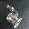 Set XXL Quartz Thermal Banger Bubble Smoking Pipes Med carb cap 10/14/18mm Dubbla Tube Nails Tips P För vattenpipor glas Vattenpong