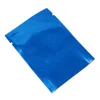 12x18 cm 100 sztuk niebieski aluminiowy folia płaskie otwarte górne torby uszczelniacze uszczelniające ciepła suszona żywność kwiaty opakowań packuum mylar ziarnisty