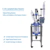 ZZKD 10L Lab Supplies Glass Reactor Condensor with Dropping Flask Stirrer Seal for Chemical Reaction