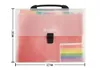 Hot 13 Pockets Expanding Files Folder A4 Expandable File organize Portable Accordion File Folder Office Document Briefcase bags