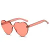 DHL coeur lunettes de soleil pour dames 2018 mode intégré UV bonbons huit couleurs Steampunk lunettes alliage résine petit Sun5737776