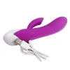 IKOKY double baguette de vibration USB jouets sexuels rechargeables pour femmes AV Rod vibrateur baguette magique masseur 10 vitesses bâton vibrant C1811088329026