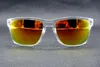 Nouveau sport de mode 16 couleurs briller les lunettes extérieures du point de voyage de la plage réflective femme verres de lunettes de soleil miroir unisex7416198