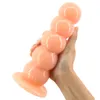 Realistische Dildos riesiger Dildo lebensechter Penis Anal 5 Perlenbälle für Paare Lesben Erwachsene Spiel Sexspielzeug C31577806230