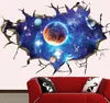 Criativo 3D nova fantasia céu adesivos de parede sala de TV parede papel de parede fundo pintura decorativa PVC adesivos