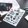 Kid DIY Zeichnung Praxis Vorlage Erwachsene Schering Malerei Kunststoffschicht Druckminderer Tagebuch Dekoration Zubehör